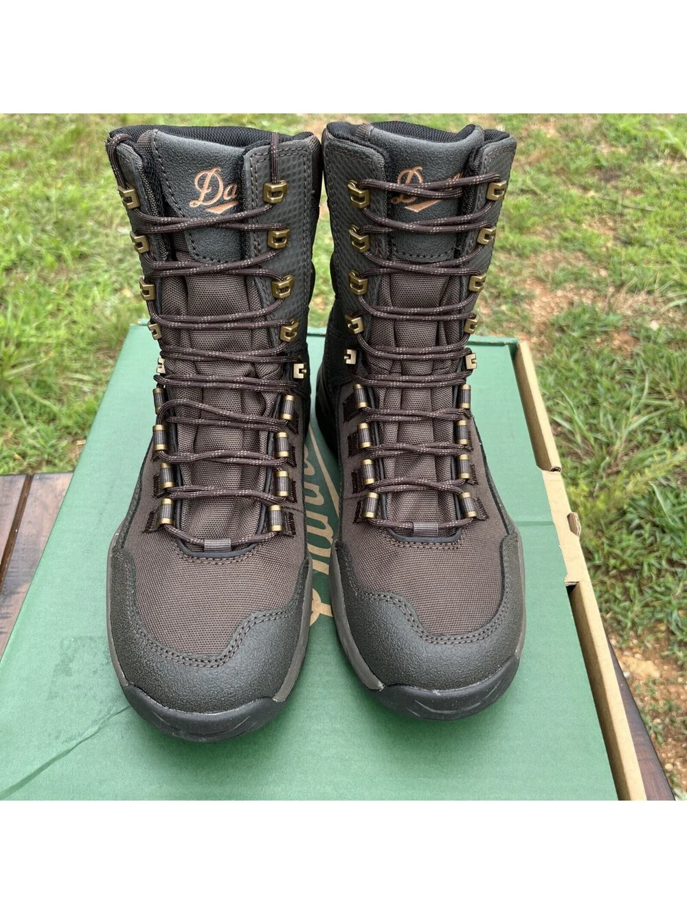 New Danner Vital 8” Dry Waterproof/ Plyolite Midsole Mens Size 8 Brown $210 MSRP